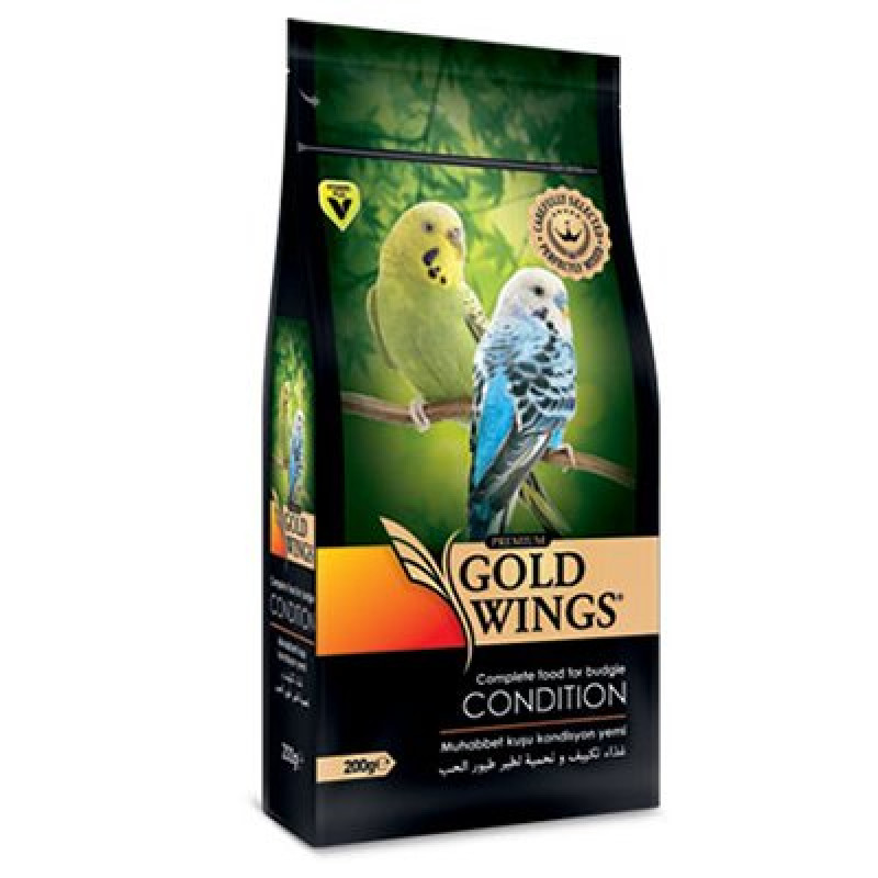 Gold Wings Premium 200 Gr Muhabbet Kuşu Kondisyon Yemi | Kuş Yemi Gold Wings Premium 200 Gr Muhabbet Kuşu Kondisyon Yemi | Kuş Yemi