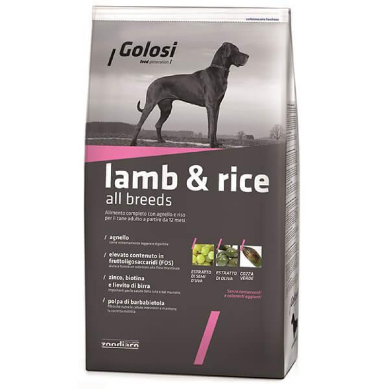 Golosi 12 Kg Tahılsız Kuzu Etli ve Patatesli Yetişkin | Yetişkin Köpek Kuru Maması Golosi 12 Kg Tahılsız Kuzu Etli ve Patatesli Yetişkin | Yetişkin Köpek Kuru Maması