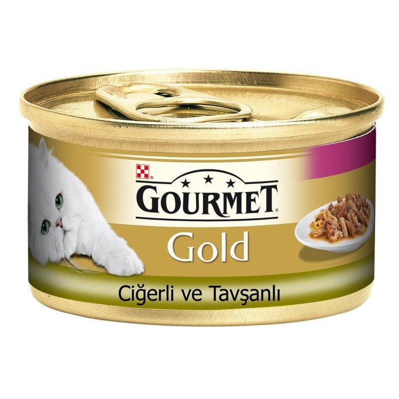 Gourmet Gold 85 gr Tavşan ve Ciğerli Yetişkin Gourmet Gold 85 gr Tavşan ve Ciğerli Yetişkin