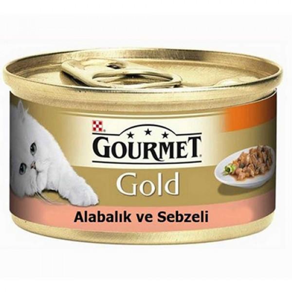 Gourmet Gold 85 Gr Chunks in Gravy Trout & Vegetable | Yetişkin Kedi Maması