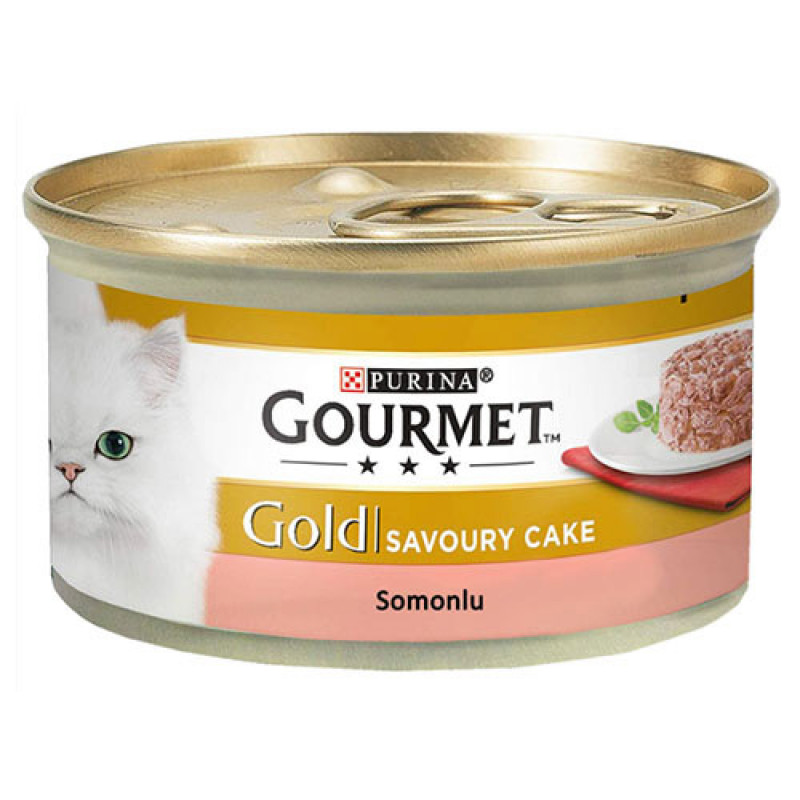 Gourmet Gold 85 Gr Savoury Cake Salmon | Balıklı Yaş Kedi Maması Gourmet Gold 85 Gr Savoury Cake Salmon | Balıklı Yaş Kedi Maması