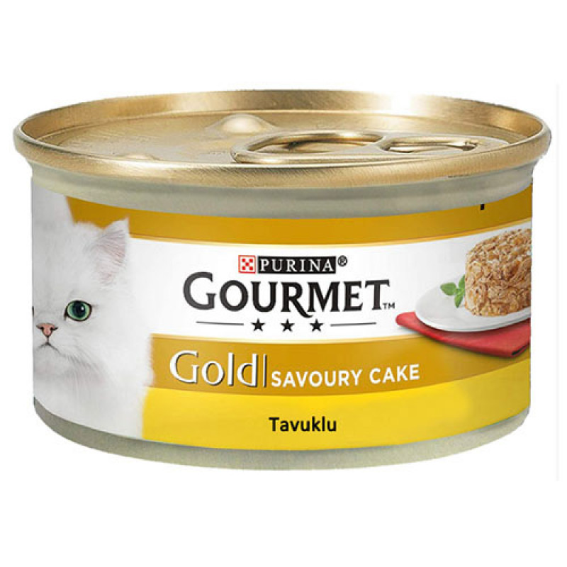 Gourmet Gold 6 Adet Savoury Cake Chicken 85 Gr | Yetişkin Kedi Maması Gourmet Gold 6 Adet Savoury Cake Chicken 85 Gr | Yetişkin Kedi Maması