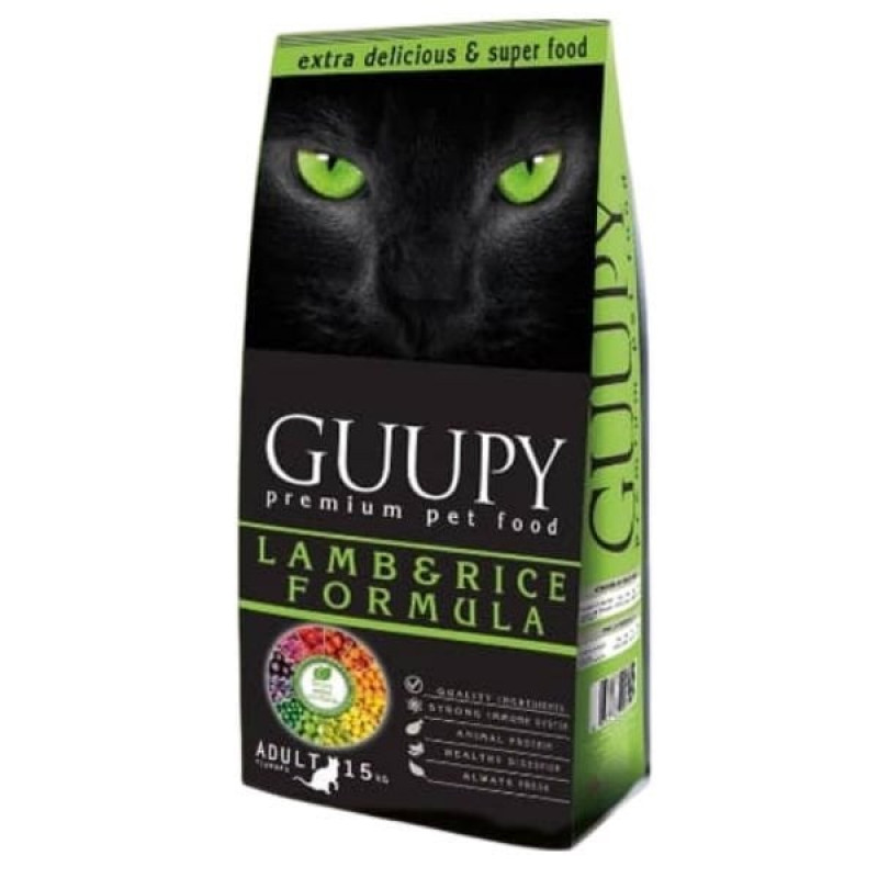 Guupy 15 Kg Kuzu ve Pirinç | Yetişkin Köpek Kuru Maması Guupy 15 Kg Kuzu ve Pirinç | Yetişkin Köpek Kuru Maması