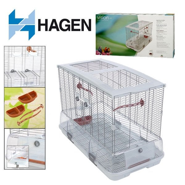 Hagen Vision 74.9x38.1x54.6 Cm Kafes Kısa Geniş | Kuş Kafesi
