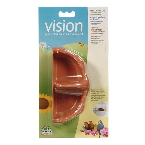 Hagen Vision Kafes Yemlik Kahverengi | Kuş Yemliği