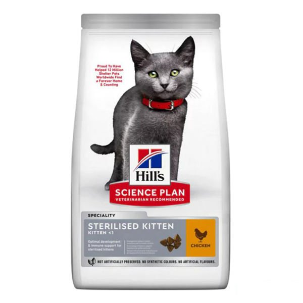 Hill's 10 Kg Science Plan Sterilised Kitten Tavuk | Kısırlaştırılmış Kedi Maması