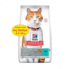 Hill's 10 Kg Science Plan Young Adult Sterilised Tuna | Kısırlaştırılmış Kedi Maması Hill's 10 Kg Science Plan Young Adult Sterilised Tuna | Kısırlaştırılmış Kedi Maması