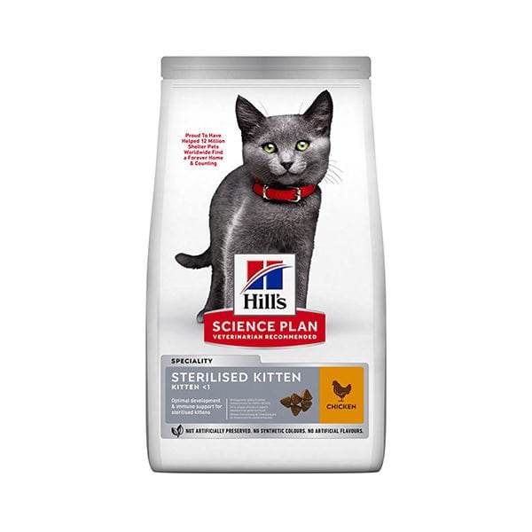 Hill's 3 Kg Science Plan Sterilised Kitten Tavuk | Kısırlaştırılmış Kedi Maması