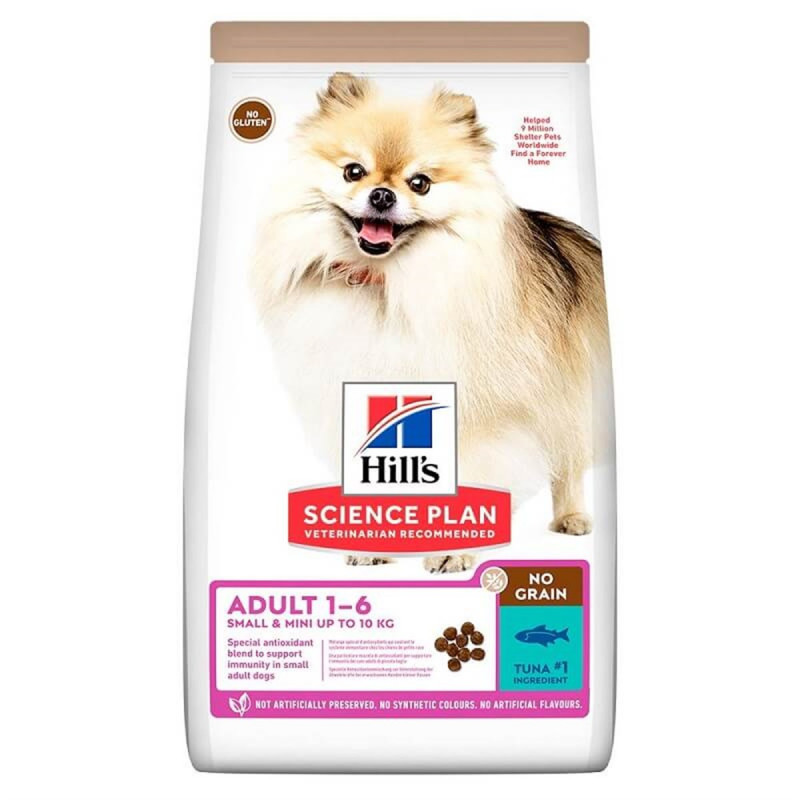 Hill's 1,5 Kg Science Plan Adult No Grain Small & Mini Tuna | Tahılsız Köpek Kuru Maması Hill's 1,5 Kg Science Plan Adult No Grain Small & Mini Tuna | Tahılsız Köpek Kuru Maması