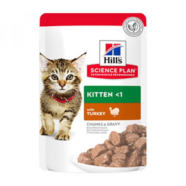 Hill's Science Plan 6 Adet Kitten Turkey 85 Gr | Yavru Kedi Maması