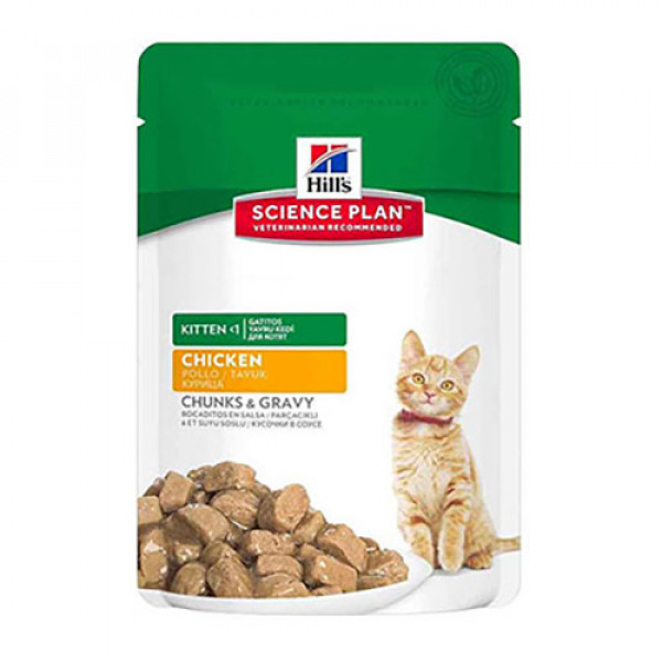 Hill's 6 Adet Science Plan Kitten Chicken 85 Gr | Yavru Kedi Maması