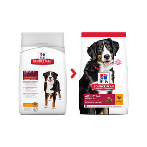 Hill's 18 Kg Science Plan Adult Advanced Fitness Large Chicken | Yetişkin Köpek Kuru Maması