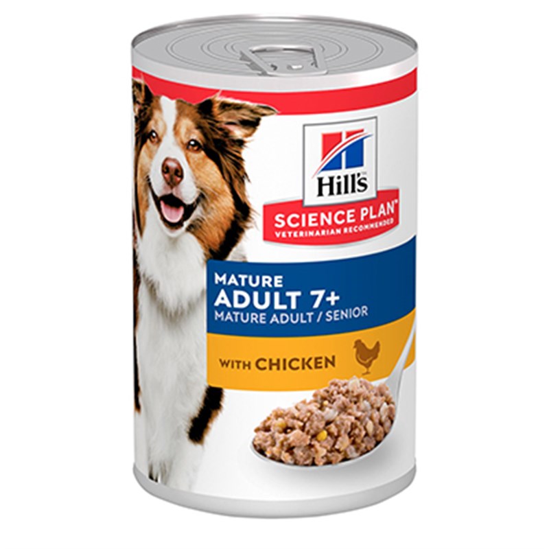 Hill's 370 Gr Science Plan Canine Mature Adult 7+ Chicken | Yaşlı Köpek Konserve Maması Hill's 370 Gr Science Plan Canine Mature Adult 7+ Chicken | Yaşlı Köpek Konserve Maması