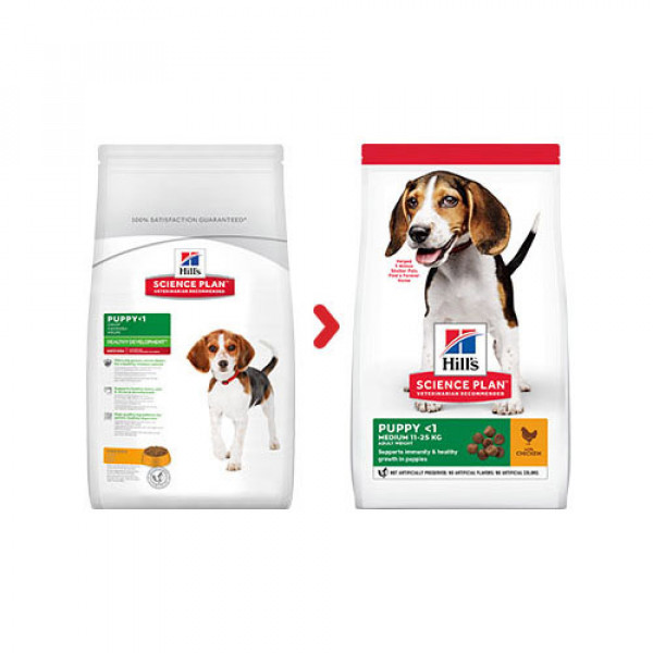 Hill's 2,5 Kg  Science Plan Puppy Healthy Development Medium Chicken | Yavru Köpek Kuru Maması