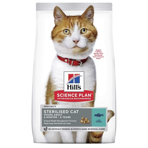 Hill's 3 Kg Science Plan Young Adult Sterilised Tuna | Yetişkin Kuru Kedi Maması