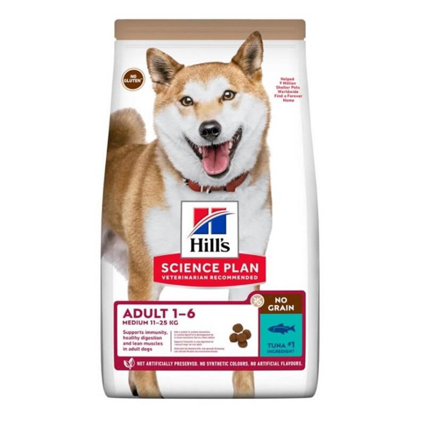 Hill's 12 Kg Science Plan Adult No Grain Medium Tuna | Tahılsız Köpek Kuru Maması