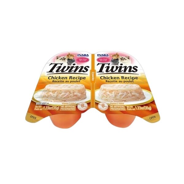 Inaba 2 Adet Twins Jöle Tavuk 35 Gr | Yetişkin Kedi Maması