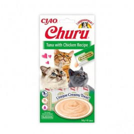 4 Adet Ciao Churu Cream Ton ve Tavuk 14 Gr | Kedi Sıvı Ödül Maması