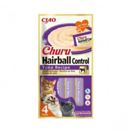 4 Adet Ciao Churu Hairball Ton 14 Gr | Kedi Sıvı Ödül Maması