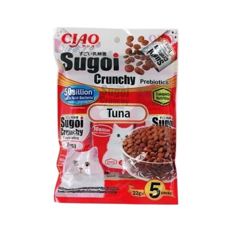 Inaba 5 Adet Ciao Sugoi Crunchy Prebiyotik Ton 22 Gr | Yetişkin Kuru Kedi Maması Inaba 5 Adet Ciao Sugoi Crunchy Prebiyotik Ton 22 Gr | Yetişkin Kuru Kedi Maması