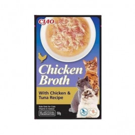 50 Gr Ciao Chicken Broth Çorba Tavuk Suyu ve Ton | Kedi Sıvı Ödül Maması