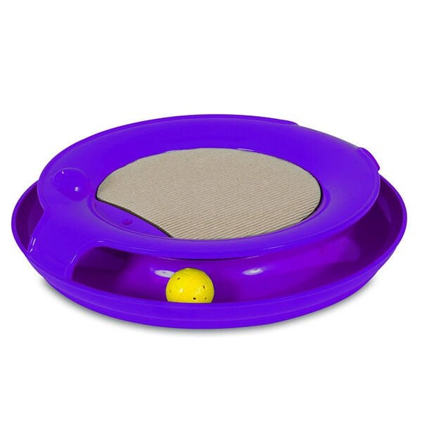 Jackson Galaxy Spiral Tırmalamalı Mor | Kedi Oyun Alanı