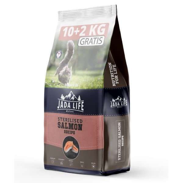 Jada Life 10 Kg + 2 Kg Sterilised Somon | Kısırlaştırılmış Kedi Maması