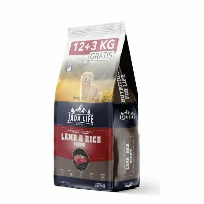 Jada Life 12 Kg + 3 Kg Kuzu ve Pirinç | Yetişkin Köpek Kuru Maması Jada Life 12 Kg + 3 Kg Kuzu ve Pirinç | Yetişkin Köpek Kuru Maması