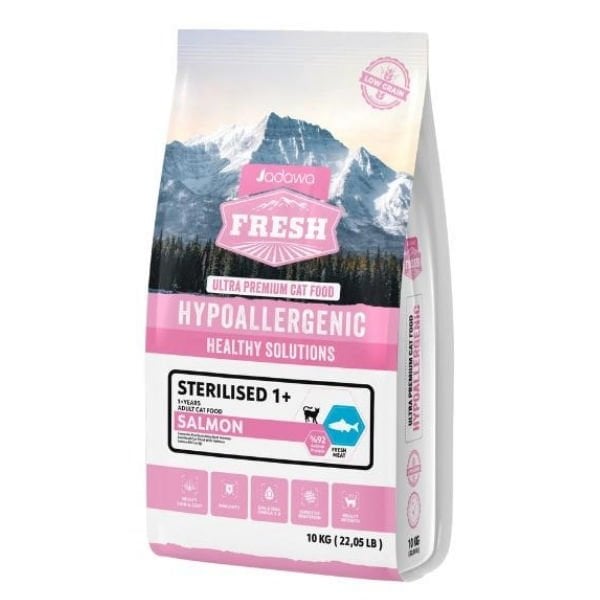 Jadawa Fresh 10 Kg Hypoallergenic Sterilised Somon | Somonlu Kedi Kuru Maması