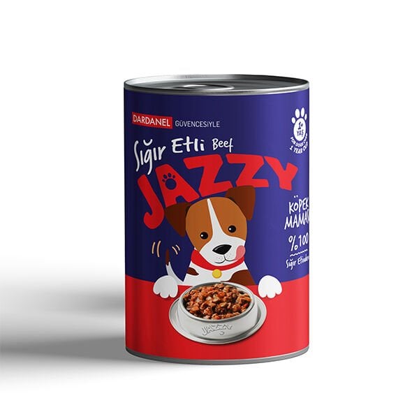 Jazzy 400 Gr Yetişkin Sığır | Yetişkin Köpek Konserve Maması