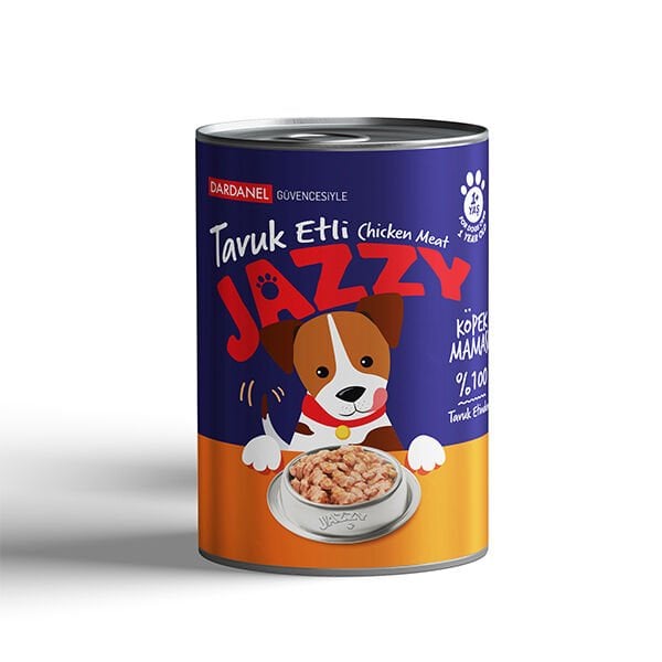 Jazzy 400 Gr Yetişkin Tavuk | Yetişkin Köpek Konserve Maması