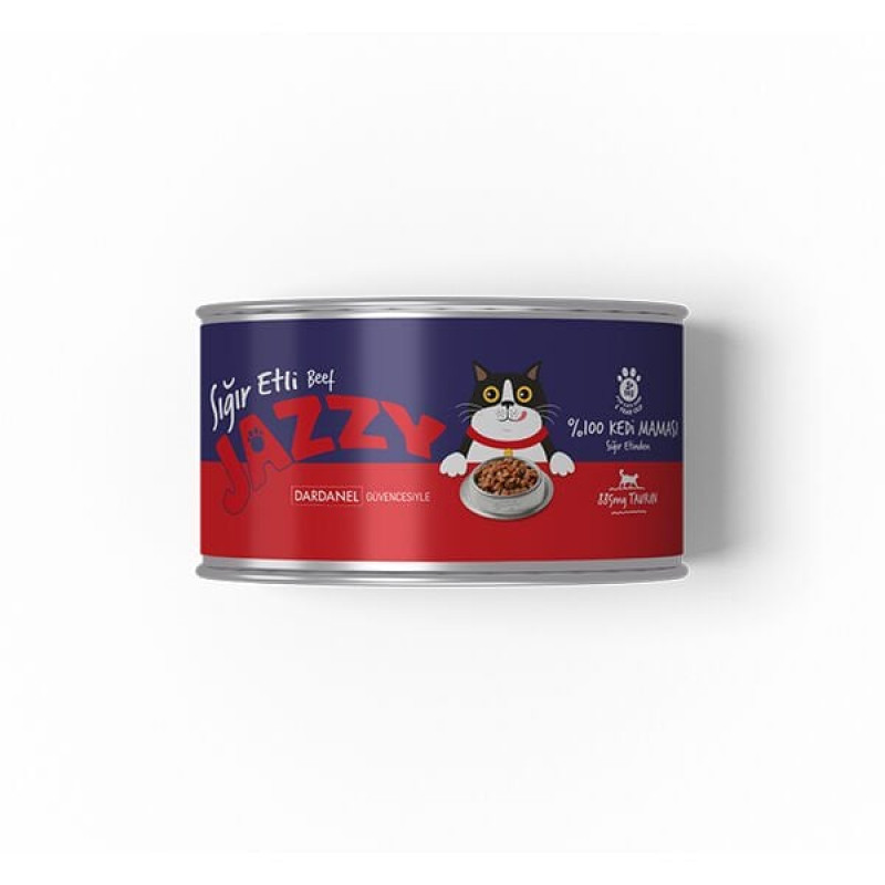 Jazzy 95 Gr Yetişkin Sığır | Yetişkin Kedi Maması Jazzy 95 Gr Yetişkin Sığır | Yetişkin Kedi Maması