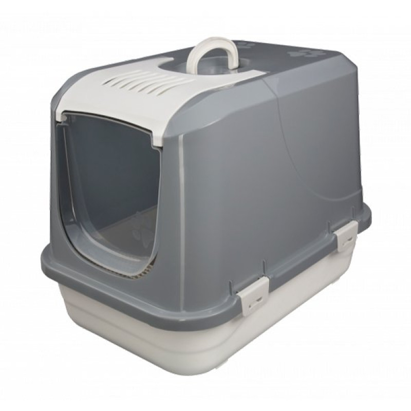 Joypet 50x40x50 Cm Üstü Açılabilir Kapalı Tuvalet Gri Medium | Kapalı Kedi Tuvaleti Joypet 50x40x50 Cm Üstü Açılabilir Kapalı Tuvalet Gri Medium | Kapalı Kedi Tuvaleti