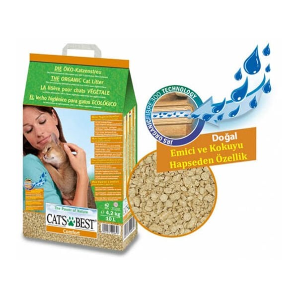 Jrs 10 Lt Cats Best Comfort Kum | Doğal Kedi Kumu