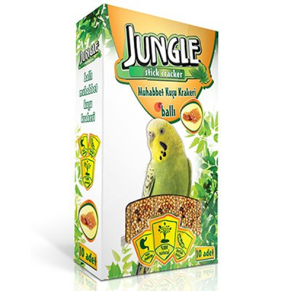 Jungle Ballı Tava Muhabbet Kuşu Krakeri 10 Lu | Kuş Krakeri