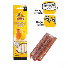 1.2X19 Cm 4 Adet Kumlu Tünek | Kuş Tüneği