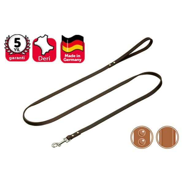 Karlie 100 Cm 20 Mm Deri Gezdirme Kahverengi | Köpek Gezdirme Tasması