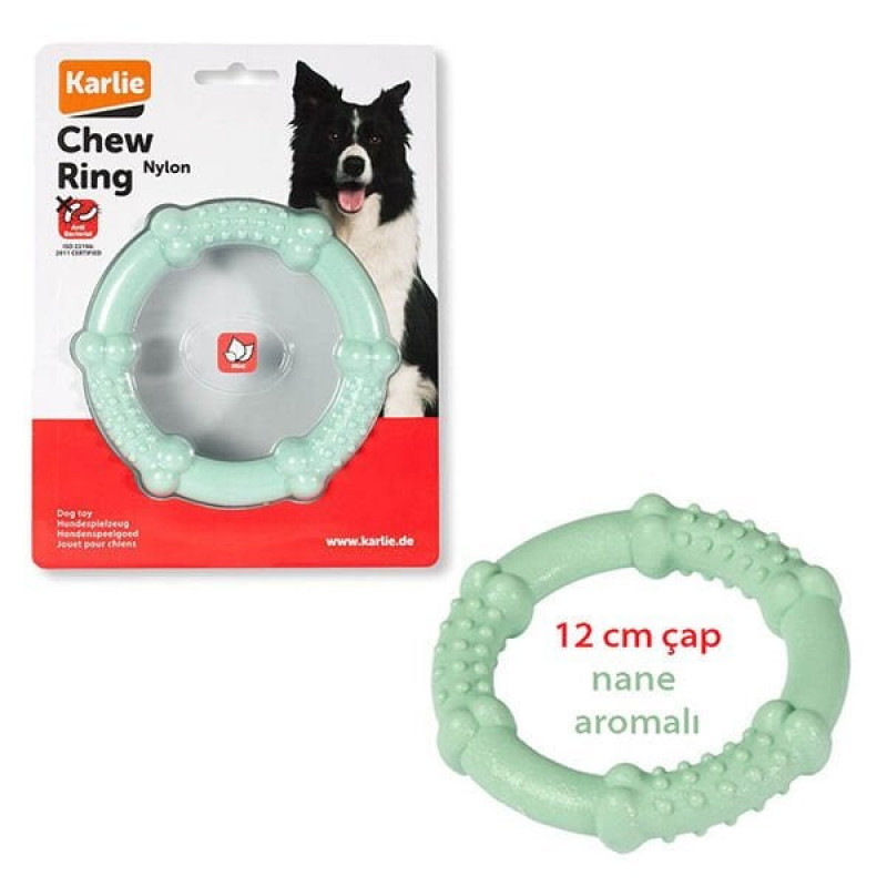 Karlie 12 Cm Plastik Çiğneme Halkası Naneli | Köpek Çiğneme Karlie 12 Cm Plastik Çiğneme Halkası Naneli | Köpek Çiğneme