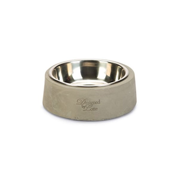 Karlie 12.5X12.5X4 Cm 60 Ml Beton | Metal Mama Ve Su Kabı