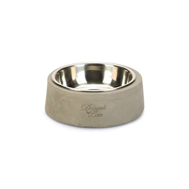 Karlie 12.5X12.5X4 Cm 60 Ml Beton | Metal Mama Ve Su Kabı Karlie 12.5X12.5X4 Cm 60 Ml Beton | Metal Mama Ve Su Kabı