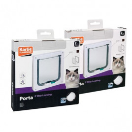 19.2x20 Cm 2 Yön Kilitli Kedi Kapısı Beyaz | Kedi Kapısı 19.2x20 Cm 2 Yön Kilitli Kedi Kapısı Beyaz | Kedi Kapısı