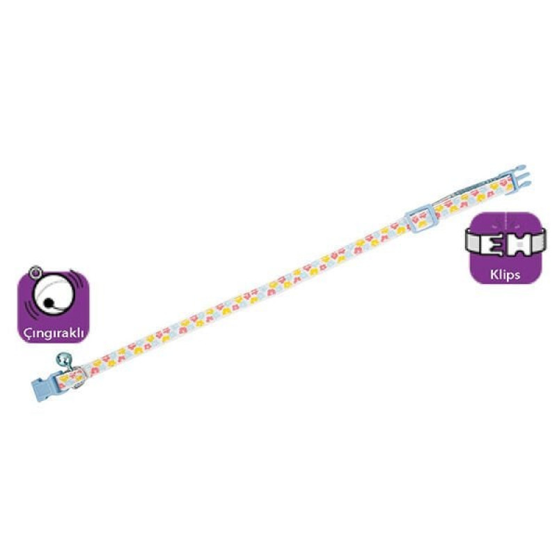 Karlie 20-35 Cm Çiçek Desenli Boyun | Kedi Boyun Tasması Karlie 20-35 Cm Çiçek Desenli Boyun | Kedi Boyun Tasması