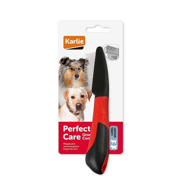 Karlie 21 Cm Döner Uçlu Tüy Tarağı | Köpek Tarağı