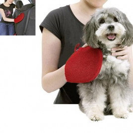 24X16 Cm Tüy Toplayıcı Kadife Kırmızı | Köpek Tüy Eldiveni 24X16 Cm Tüy Toplayıcı Kadife Kırmızı | Köpek Tüy Eldiveni