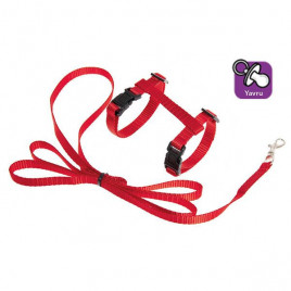 30 42 Cm 120 Cm Göğüs Uzatma Takım Kırmızı | Kedi Gezdirme Tasması