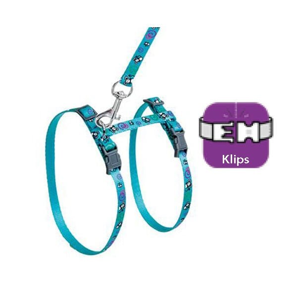 Karlie 30 42 Cm 120 cm Göğüs Uzatma Takım Turkuaz | Kedi Göğüs Tasması