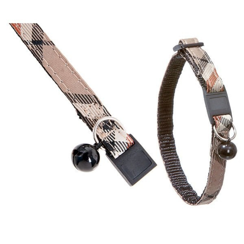 Karlie 30 Cm 10 Mm Ekose Boyun Kahverengi | Kedi Boyun Tasması Karlie 30 Cm 10 Mm Ekose Boyun Kahverengi | Kedi Boyun Tasması