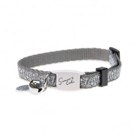 30 Cm Simons Cat Boyun Gri | Kedi Boyun Tasması 30 Cm Simons Cat Boyun Gri | Kedi Boyun Tasması