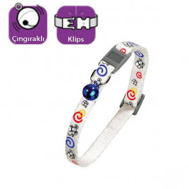 30 cm Çıngıraklı Klipsli Boyun Beyaz | Kedi Boyun Tasması 30 cm Çıngıraklı Klipsli Boyun Beyaz | Kedi Boyun Tasması