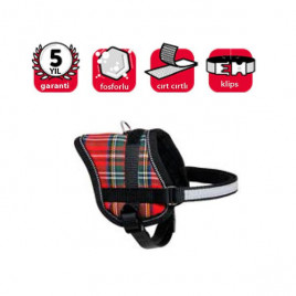 36-46 Cm Reflektörlü Göğüs Small Beyaz Kırmızı | Köpek Göğüs Tasması 36-46 Cm Reflektörlü Göğüs Small Beyaz Kırmızı | Köpek Göğüs Tasması